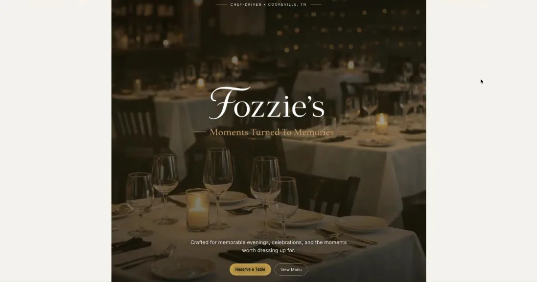Restaurant — hero